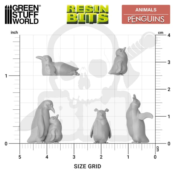 GSTU530949 3D-printede dyr Pingviner