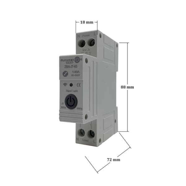 Zigbee Tuya Sikring 1-63A