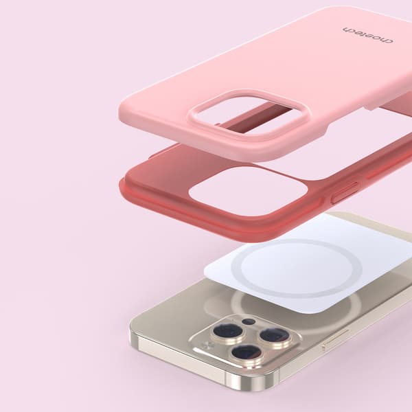 iPhone 13 Pro MFM Anti-fall-skal rosa