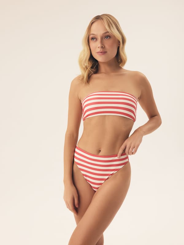 Malibu Bloovii bikinitrusse | Rød, Hvid S
