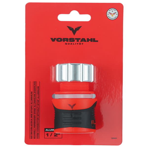 Vorstahl 1/2” och 5/8” trädgårdsslang snabbkoppling