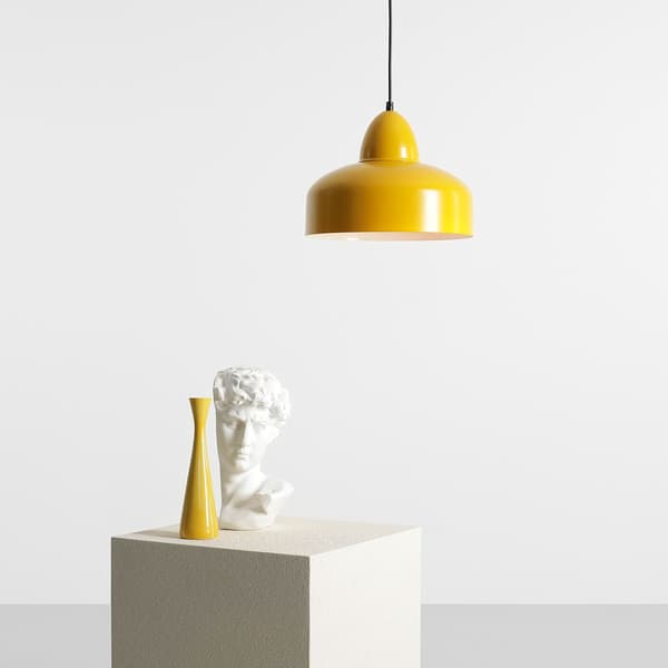 Aldex Como E27 60W sennepsgul loftlampe til køkken 30 cm
