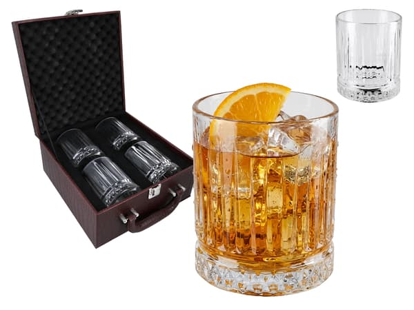 Set med 4 whiskyglas