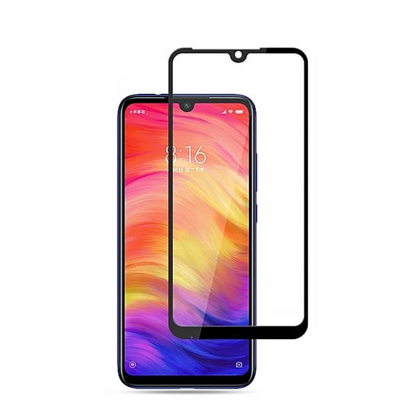 Härdat glas 5D helskärmsglas för XIAOMI REDMI NOTE 7