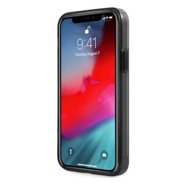 BMW Sandblast-etui til iPhone 12 Pro Max, gennemsigtig