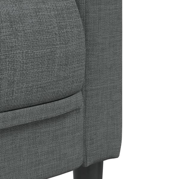 vidaXL 3-personers sofa mørkegrå stof
