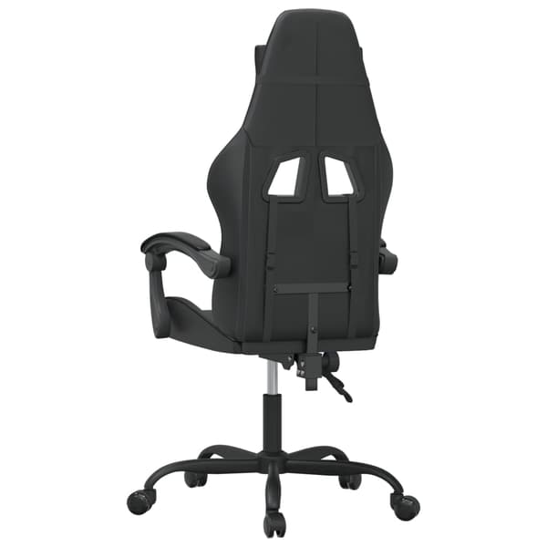 vidaXL gamingstol, sort, kunstlæder