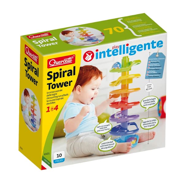 Quercetti. Super Spiral Tower -pallorata