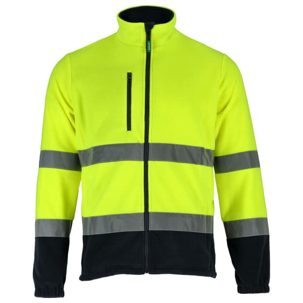 Stalco Basic Neon Line Gul Varsel Fleece Sweatshirt M S-51702