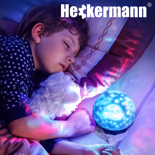 Heckermann 168K-W Blå LED Stjerneprojektor