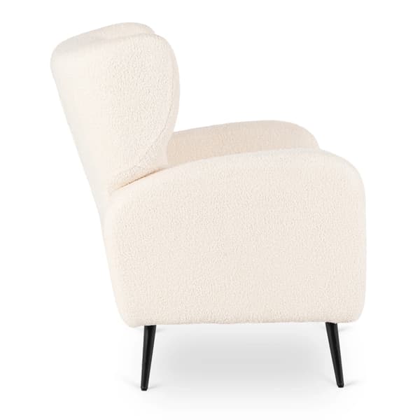 NICO Creme Boucle Moderne Loungestol