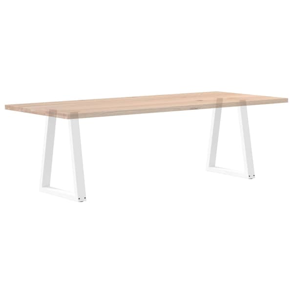 vidaXL sofabordsben, 2 stk., hvide, 60x(72-73) cm, stål