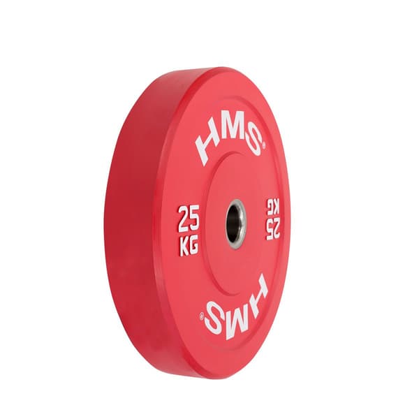 Olympisk støddæmperplade 25 kg CBR25 Rød HMS