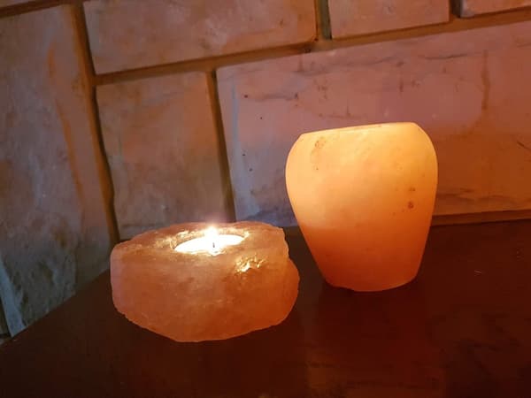 Djupt polerad ljusstake