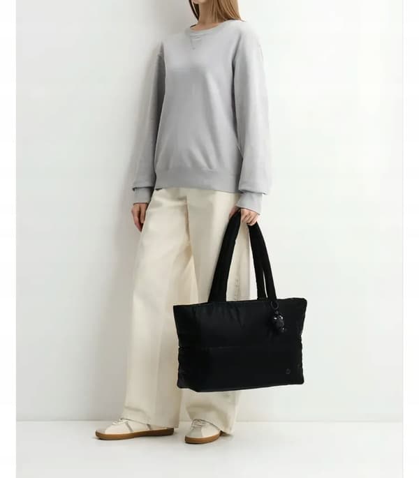 David Jones dame nylon shopper taske sort