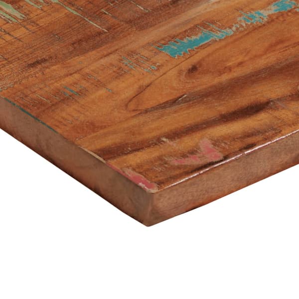 vidaXL bordplade 80x30x3,8 cm rektangulær massiv genbrugstræ