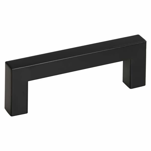 vidaXL skabsgreb 10 stk. sort 96 mm rustfrit stål