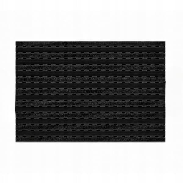 POLENTEX PREMIUM SORT DØRMÅTTE Combi Standard 17 GUMMIGREP 80x50 RAMME