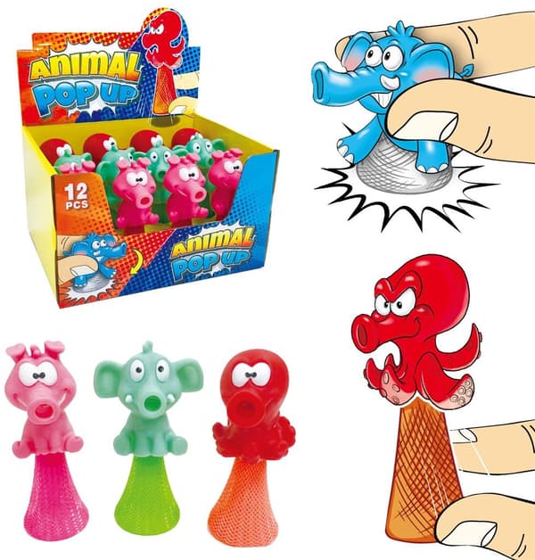 Hoppande glödande djur MIX