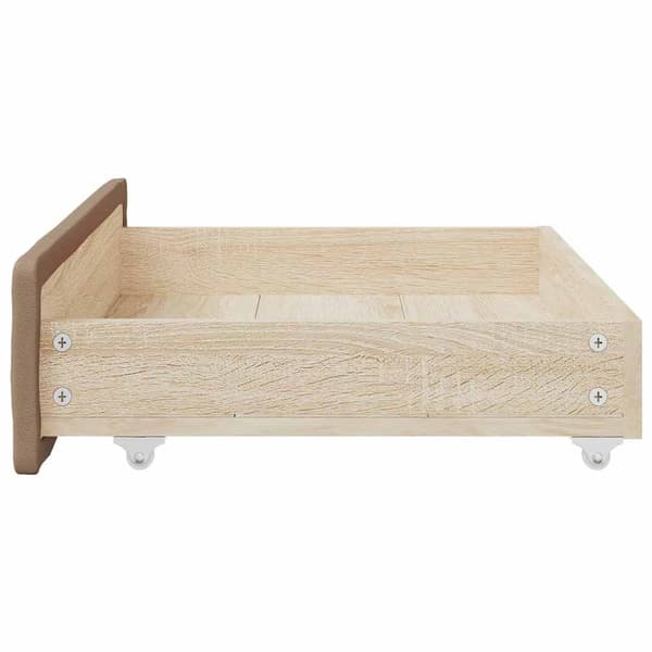 vidaXL skuffer under sengen, 2 stk., cappuccino