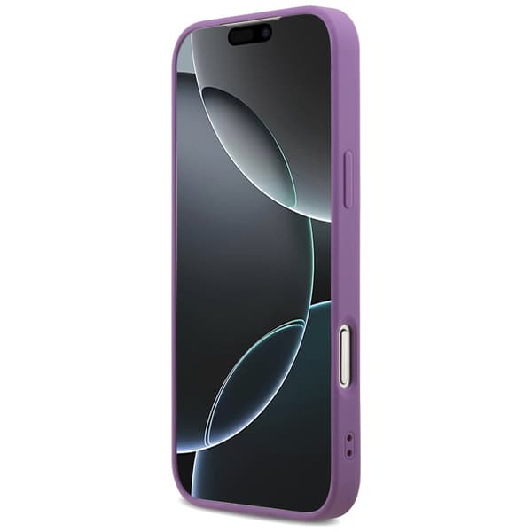 Guess Fixed Glitter Big 4G cover til iPhone 17 Pro Max lilla