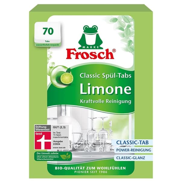 Limonen Classic Tabs diskmaskinstabletter 70 st - Frosch