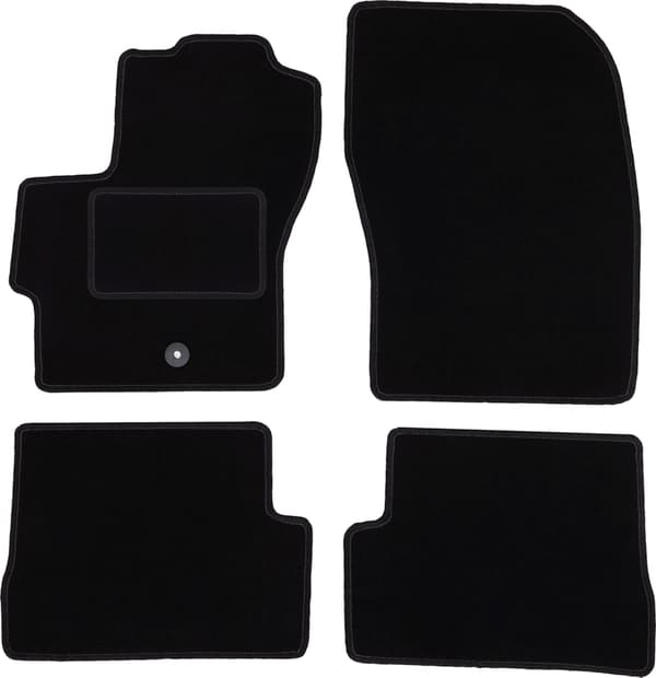 Sorte velour måtter til: Mazda 3 I BK hatchback (2003-2009)