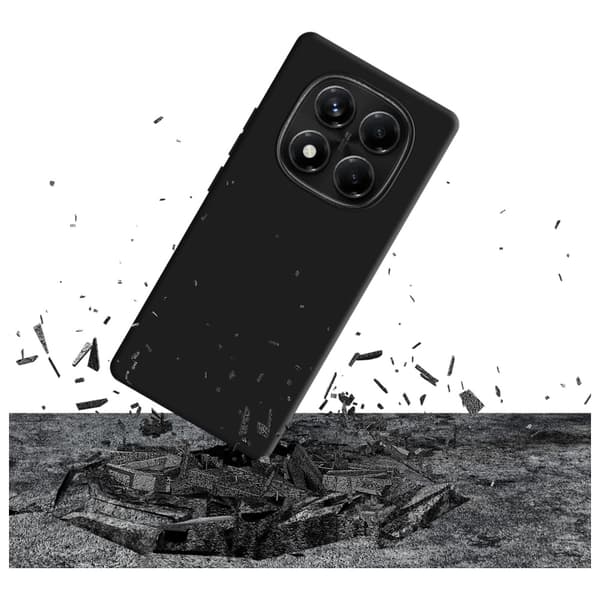 3MK Silikone Etui til Xiaomi Redmi Note 14 Pro 5G, sort