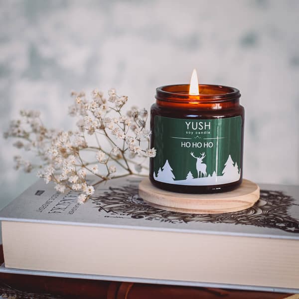 Ho Ho Ho! Julkryddoftljus - YUSH - 120ml