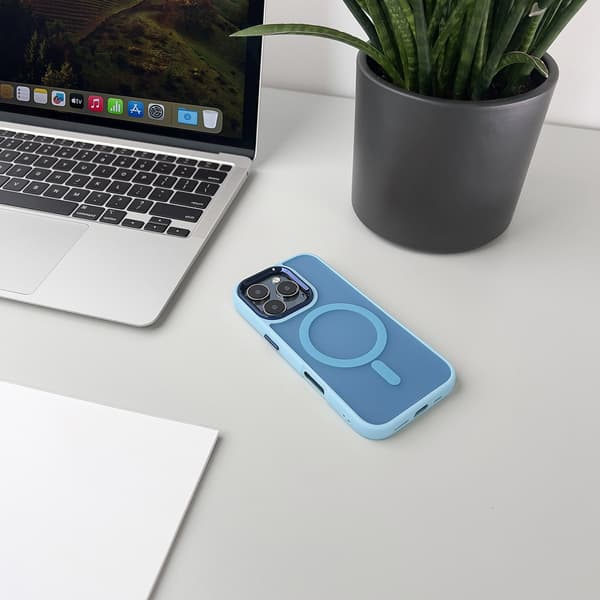 Samsung Galaxy S24 FE Modecover med MagSafe - Blå