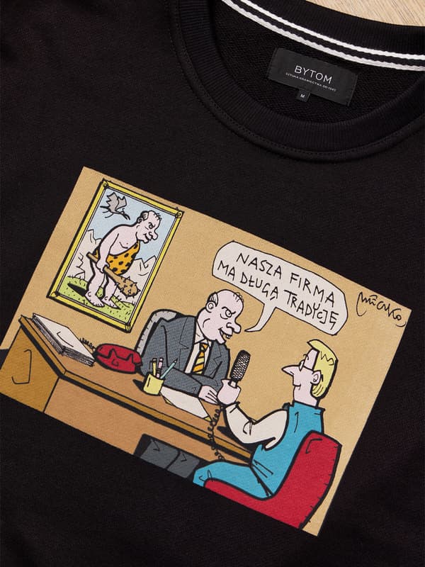 SVART MJÖLKTRÖJA L