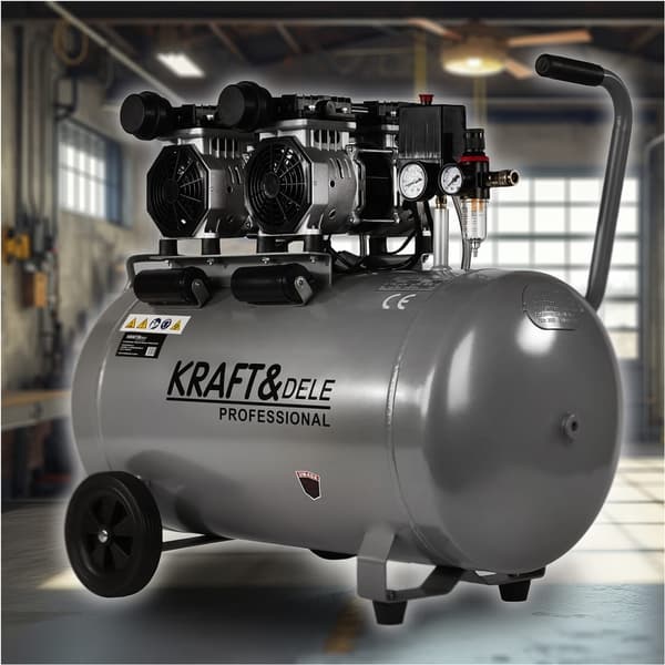 Oljefri kompressor 100L / 2 x 1500W KD1398