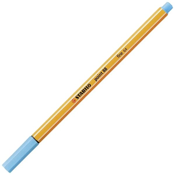 Stabilo Point 88 fineliner ljusblå