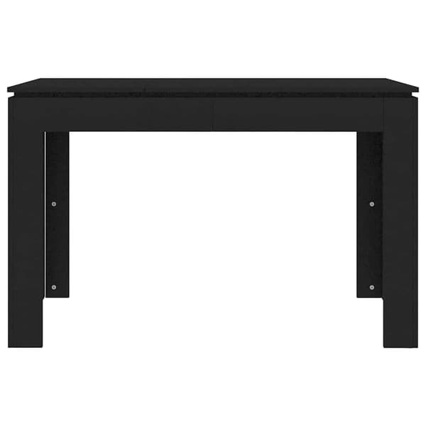 vidaXL spisebord sort 120x60x76 cm spånplade