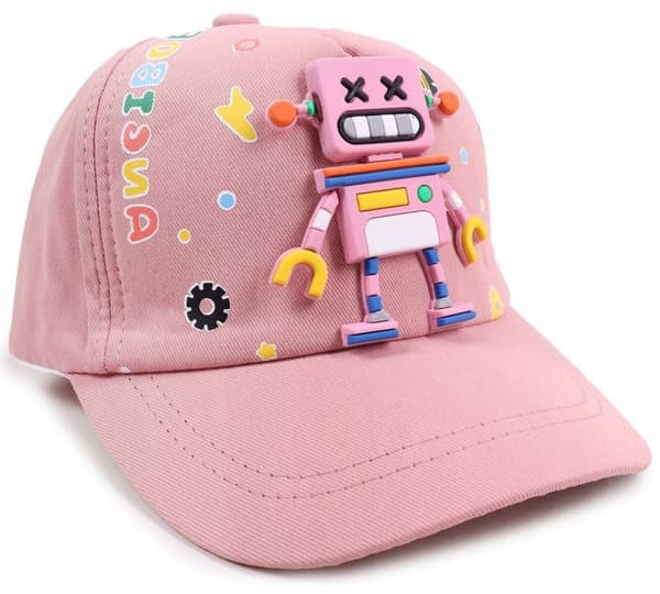 ROBOT 3D PINK BASEBALL CAP YO! 50/54 £031N