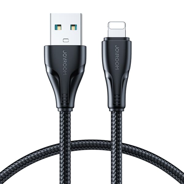 iPhone USB-kaapeli - Lightning 2.4A Surpass-sarja 1.2 m musta