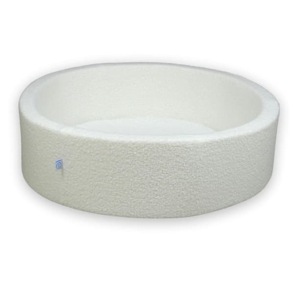 Tør pool 110x30 Boucle Hvid uden bolde