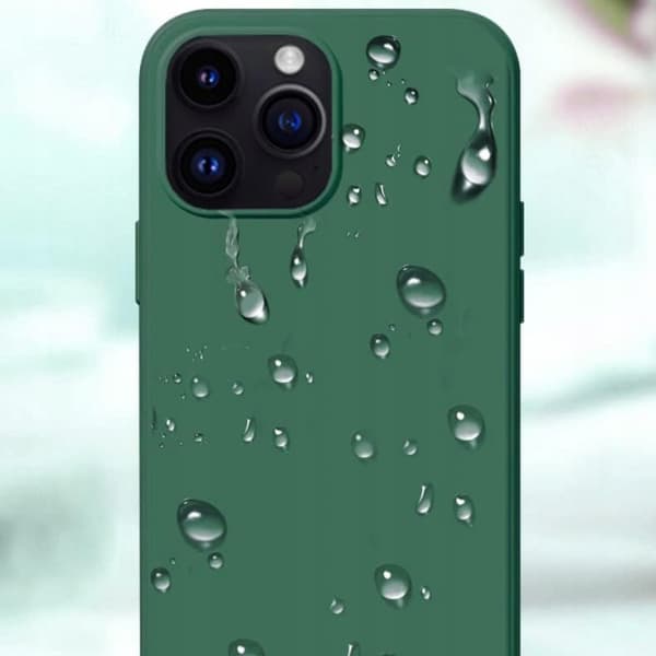 LOS ANDES cover til iPhone 14 Pro Max, silikone, grøn