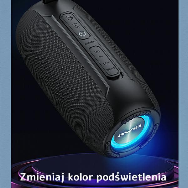 AWEI Y370 20W Bluetooth-högtalare svart