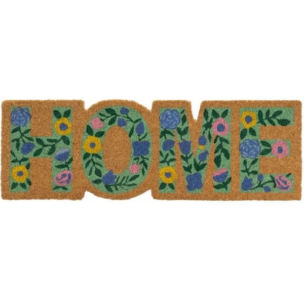 Dörrmatta kokosblommig 75x25 cm