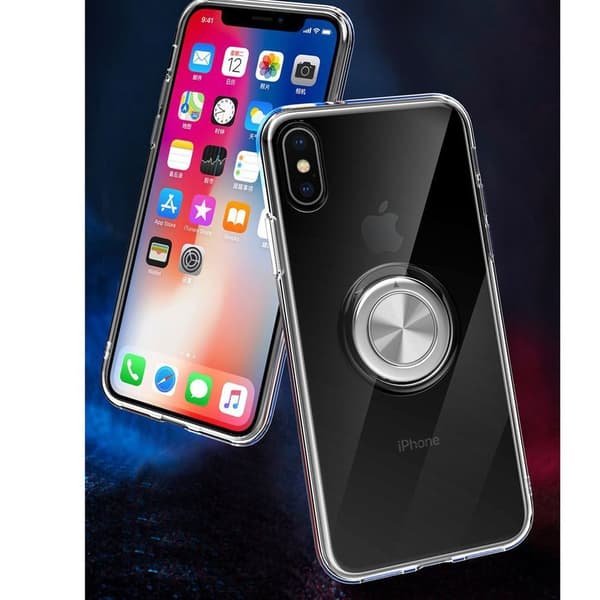 Etui til iPhone XR - ERBORD Airbag Ring - Blå