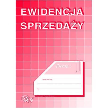 Salgsregistreringsformular. A5