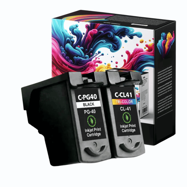 2x blækpatroner til Canon C40+C41 GP