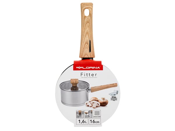 Saucebeholder i rustfrit stål 16 cm 1,6 l