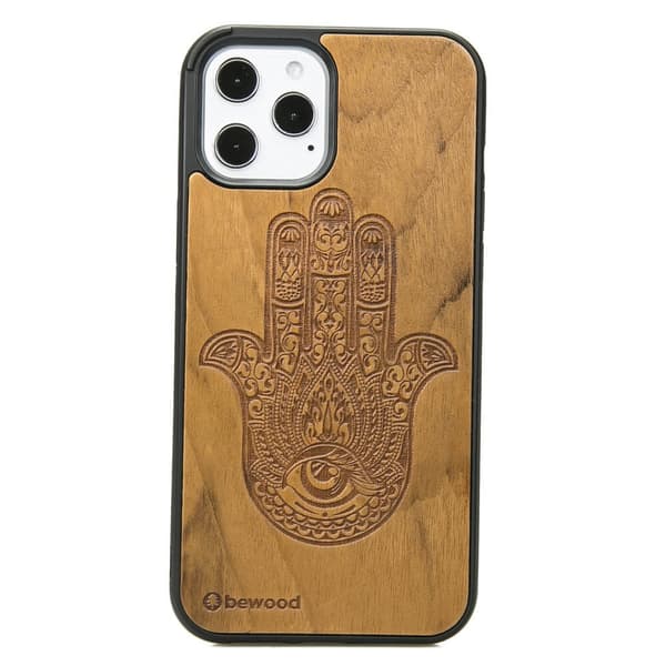 HAMSA IMBUIA Træcover til iPhone 12 Pro Max