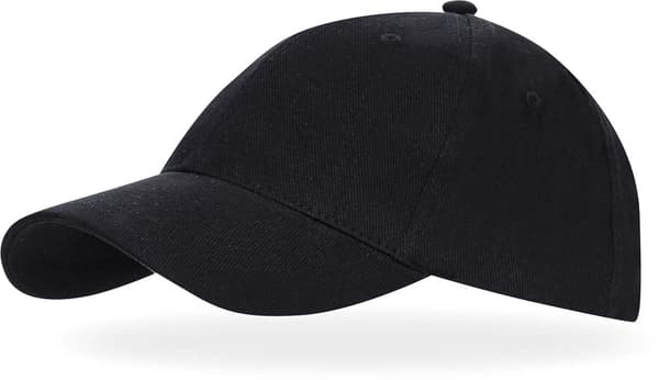 ARDON®Uni-6L Sort Baseballkasket