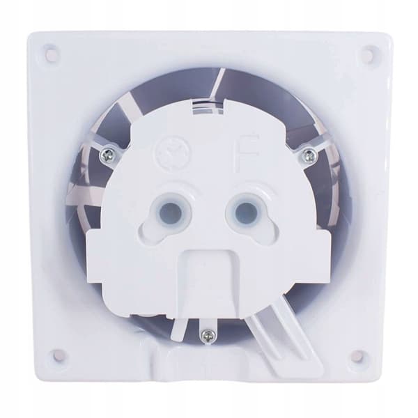 dRim 100 HS Ventilator Fugtsensor Rød Blank Glas Ventilator Plus Panel Sæt