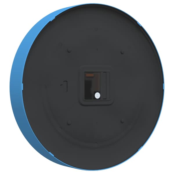 vidaXL Väggklocka blå Ø25,5 cm polystyren och glas