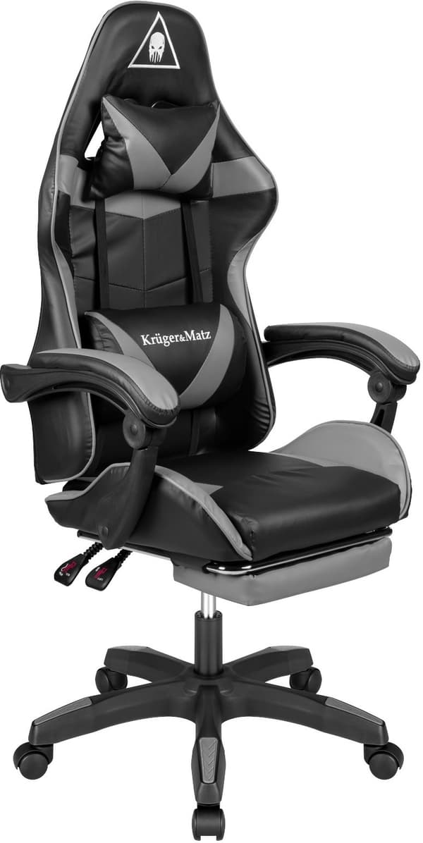 Kruger & Matz GX-150 Sort/Grå Gamingstol