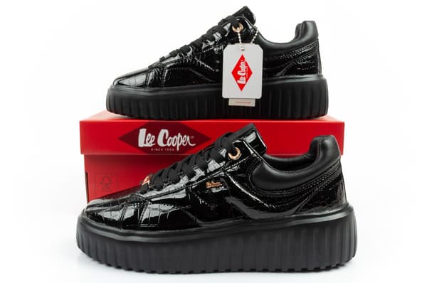 Lee Cooper PU Sort [LCJ-25-09-3870L] størrelse 40